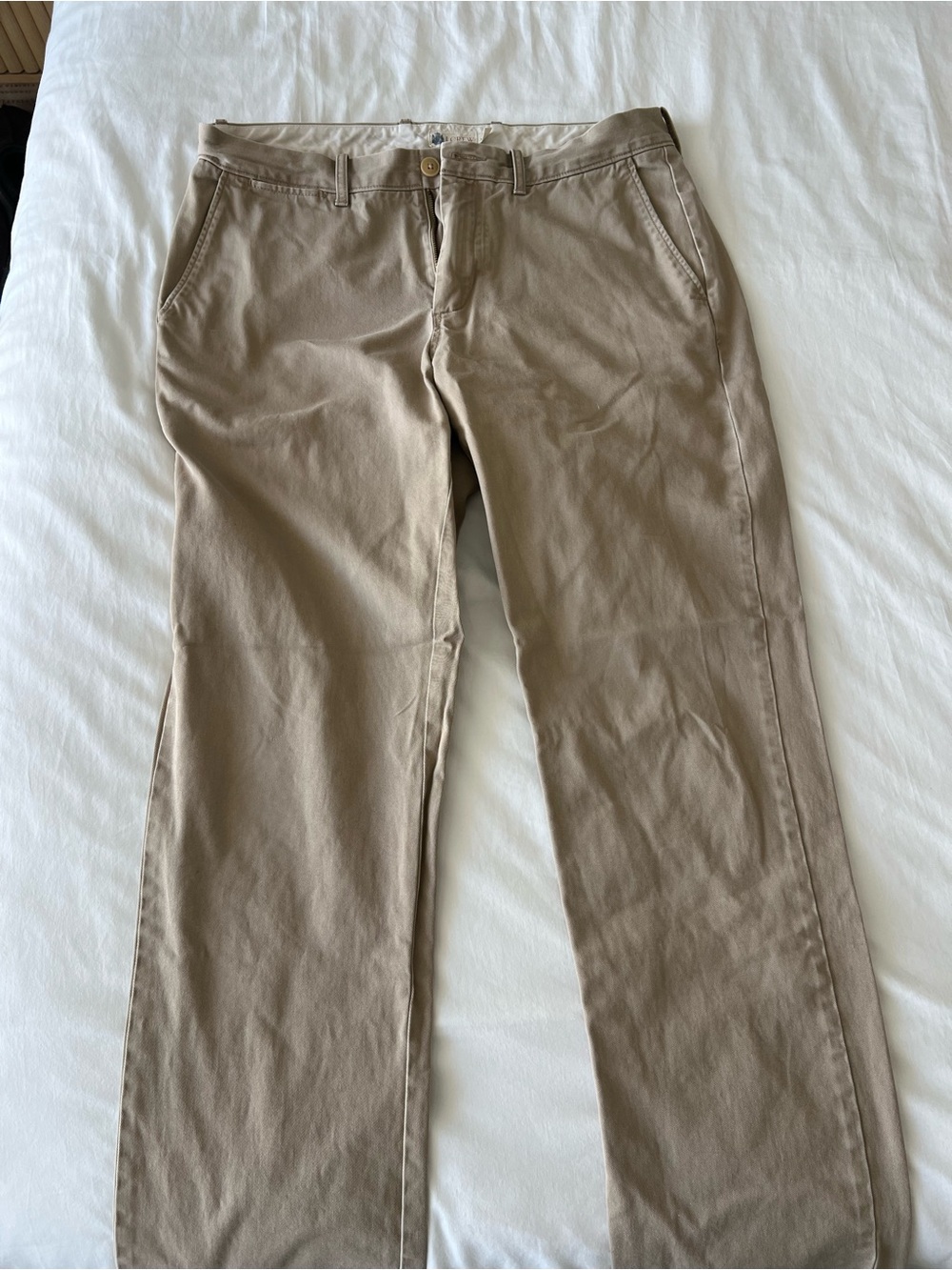 J. Crew Men's Chino Pants in Taupe